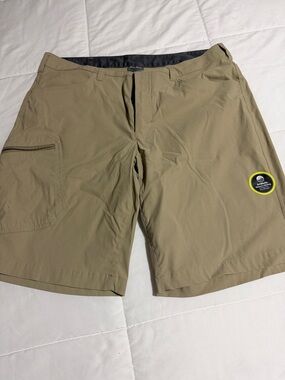 Eddie Bauer Olive/Tan Hybrid Performance Shorts